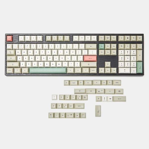 Acessórios 143 125 DSA Dye Sub 9009 Retro PBT Full Keycap para o teclado mecânico MX FILCO 104 TKL 61 KBD75 KIRA96 YMD96 XD64 TADA68