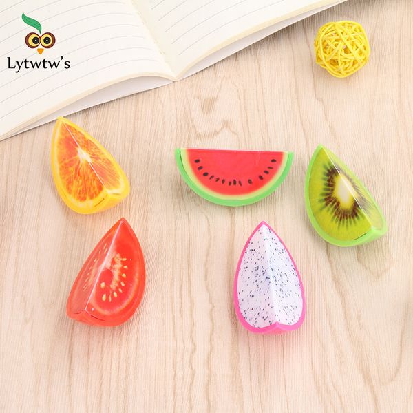 1 pezzo Lytwtw's Stationery School Supplies Novelty Fruit Plastic Affittatore Pencil Accessori per coltelli a matita Accessori per colti