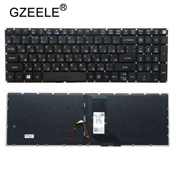 Taste RU per Acer Aspire E5532 E5522 E5573 E5574 E5722 E5752 E5772 E5773 E5575 V5591G V3574G F5573G E15 E5582P tastiera tastiera