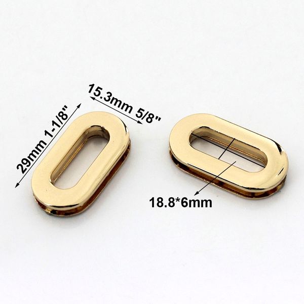 2pcs Metal Oval Vidalı Yıkayıcı Gromets ile Deri Zanaat Aksesuarı Çanta Giysi Ayakkabı Giysileri Kot Dekorasyon