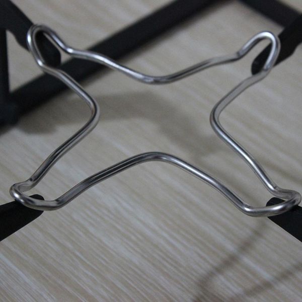 Universal Chrome banhado a capa de cafeteira de cafeteira de cafeteira trivet stand stand fogão a gás rack de suporte para cozinha cozinha