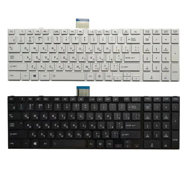 Teclados Novo teclado russo para Toshiba Satellite C850 C850D C855 C855D L850 L850D L855 L855D L870 L870D RU BLACK