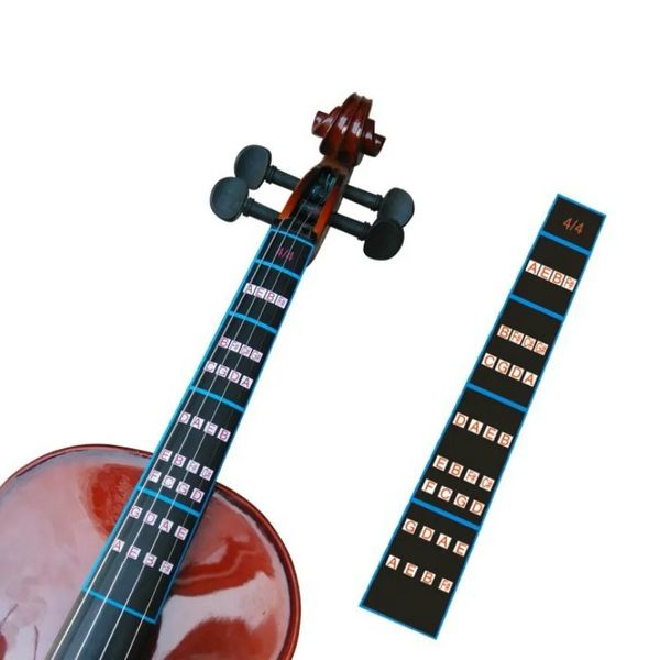 2024 Violin 4/4 3/4 1/2 1/4 1/8 1/10 Übung Geigenfinger Guide Aufkleber Aufkleber Etikett Fingerboard Griffbrettanzeigungsposition Marker