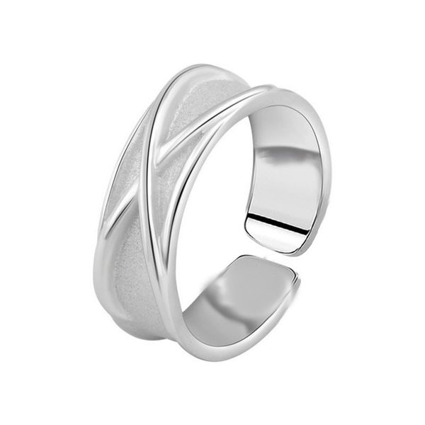 2024 Hot Animation X Designer Brand Rings for Women S925 Silver Plorato Open Cross Emotion Finger Are Ring Gioielli