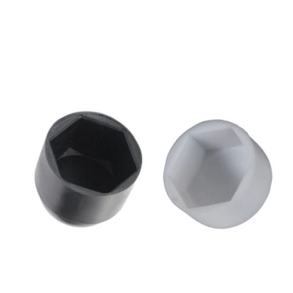 Tappi di protezione del dado PE M4 M5 M6 M8 M10 M12 M14 Coperchio bianco Black Copertura Set tappo filettato per il dado di plastica per la sicurezza dell'auto