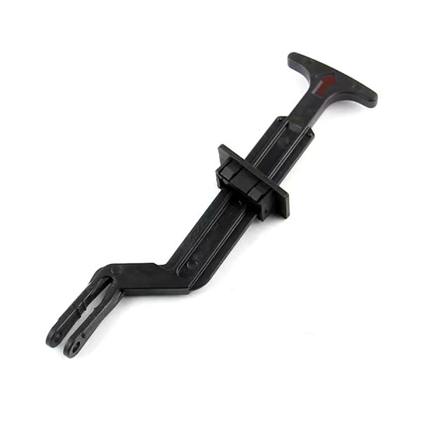 Clip manico nero con blocco di rilascio del cofano cofano 1J0823593C 3B0823593 3BD823593 per la variante VW Bora Passat B5 Golf IV