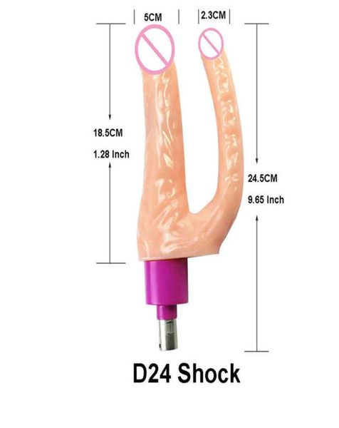Freedorch Sex Machine Accessoires 3xLR -Anschluss Big Dildo Hautfarbe Dildo vibrieren biegbare erhitzte 2205072136066