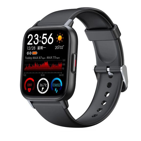 Смотрите QS16PRO SPORT SMART WATCH 2022 ЖЕНЩИНА Водонепроницаемые Bluetooth 5.0 Connected Smart Wwatch Man с монитором сердечного ритма температуры тела.