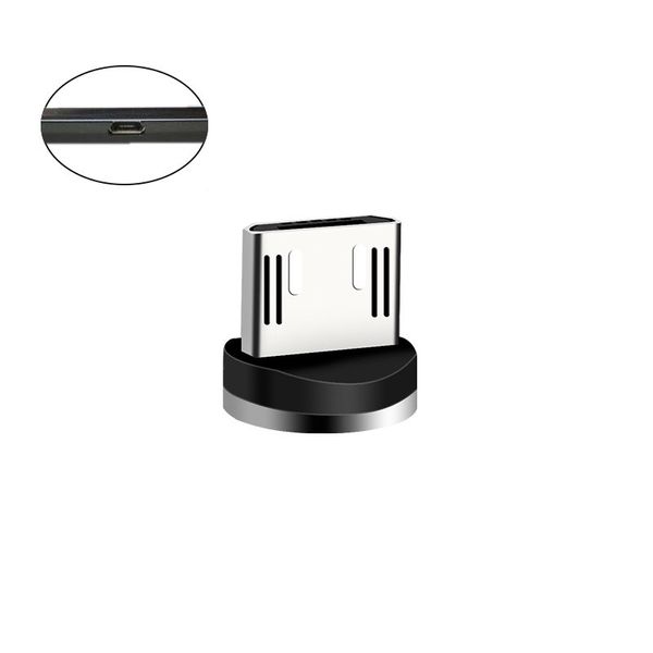 Illuminazione del cavo magnetico Tipo C Cavo di ricarica rapida magnetica USB per iPhone Samsung Xiaomi Oppo IOS Caricatore magnetico
