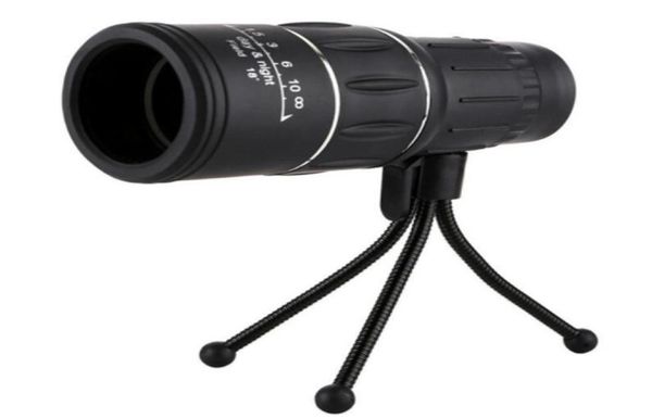 Dış mekan 16 x 52 çift odak monoküler teleskop zoom optik lens lekeleme kaplama kaplama lensleri çift odak optik lens günü görme otc02745338