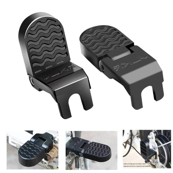 Pedais traseiros de bicicleta elétrica de liga de alumínio, os pedais de apoio para os pés traseiros do banheiro traseiro de Ur Road Bike T4MF