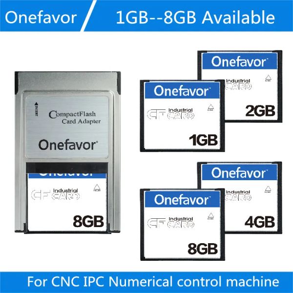 Schede One Favor Compact Flash CF Scheda CF all'adattatore PCMCIA 1 GB 2 GB 4 GB 8 GB Scheda di memoria per CNC IPC Numerical Control Machine