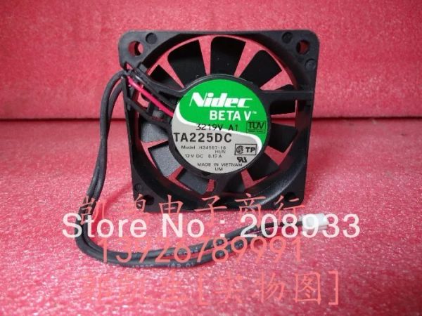 NIDEC TA225DC H3458716 için Soğutma 6cm 6015 12V 0.17A Sessiz Fan+Soğutma Fanı