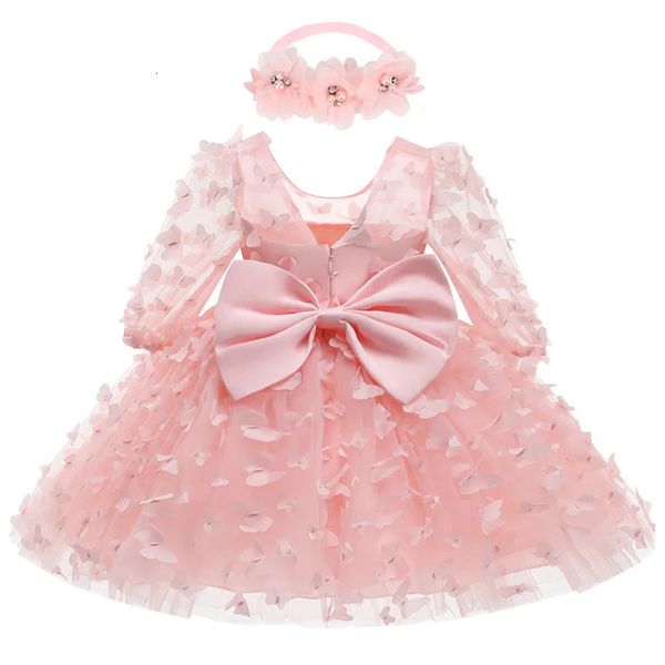 Vestido preto da princesa para meninas Jacquard Vestido de festa de aniversário Bowknot Holy Communion Poncho Girl com Headwear 240407