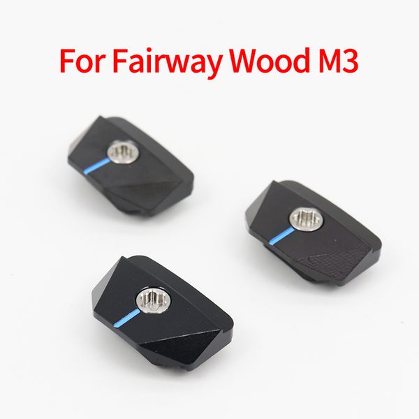 Pesos de golfe definido kit de parafuso de prática para taylormade m3 m3f Fairway Wood Sliding Swing Counter Weight Club Ball Head Acessórios