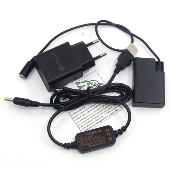 Chargers QC 3.0 Quick Charger+USB Power Cable DLI109 Фиктивная батарея KAC128 DDC128 DC Coupler для Pentax KR K2 KS1 KS2 K70 K50 K30