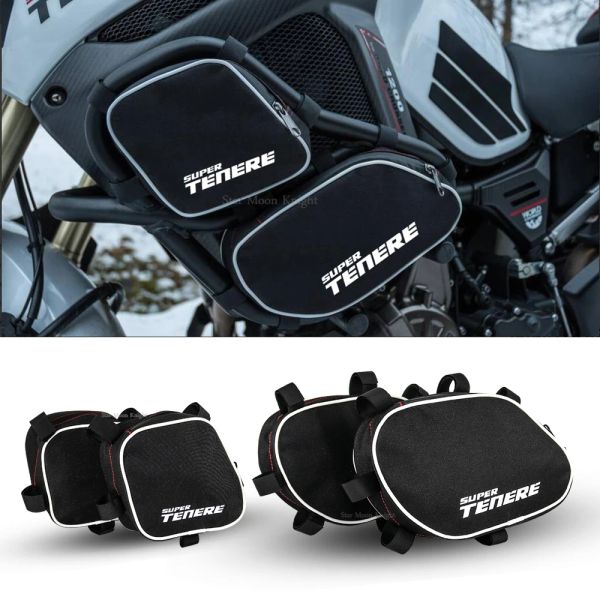 Motosiklet Çerçeve Çarpışma Çubukları Su geçirmez torba Tampon Onarım Aracı Yerleştirme Çantası Yamaha için XT1200Z Süper Tenere XTZ1200 Süper Tenere
