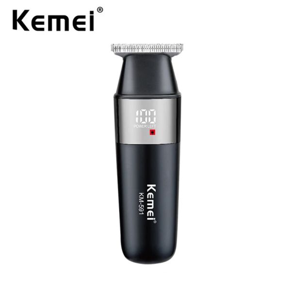 Aparadores kemei profissional pequeno aparador de cabelo USB recarregável para cabelos sem fio Mini Máquina de corte de cabelo elétrico portátil para homens