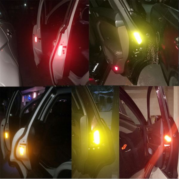 4pcs Auto -Tür reflektierende Aufkleber für Volkswagen GTI VW Tiguan Autozubehör CC Golf 7 Golf 6 Mk6 Polo