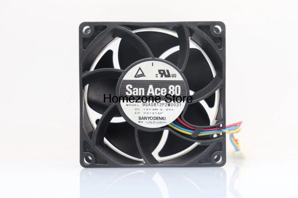 Almofadas para SAN ACE 80 9GA0812P2M0031 8032 12V 0,35A 4WIRE SERVIM