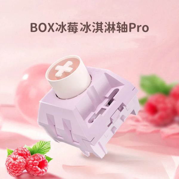 Клавиатуры Kailh Box Pro Переключатель Iced Berry мороженое 5PIN Линейные выключатели Speed Silver Feel Rgb Pom Custom Gaming Механическая клавиатура Hifi