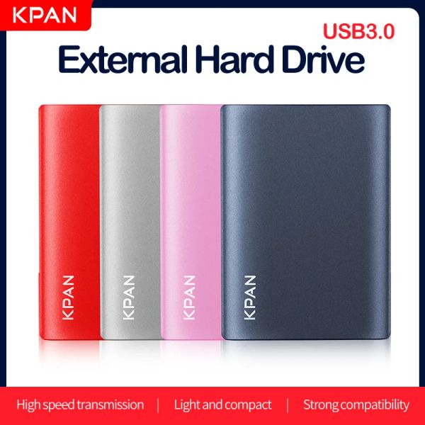 Приводы KPAN USB3.0 Внешний жесткий диск 2,5 дюйма портативного жесткого диска HD Herese Device 320GB 500 ГБ HDD для ноутбука PS4 Xbox ПК