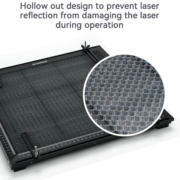 Atomstack F2 Corte de favo de mel 400x400mm Área de trabalho Tabela de trabalho para Máquina de gravura a laser de CO2/diodo/fibra