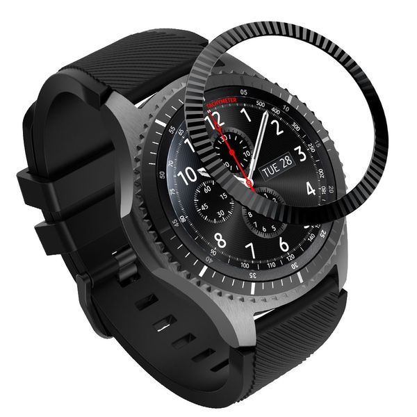 Für Huawei Uhr Watch GT2 46mm Lünette Ring -Styling -Rahmen für Samsung Galaxy Watch 46mm Gear S3 Protector Ring Hülle Deckung