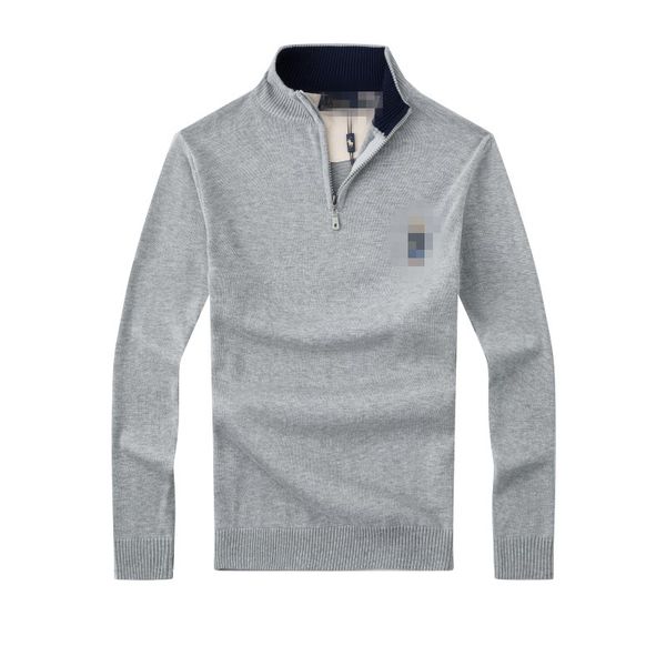 Mode Männerpullover Designer Herbst und Winter Wolle Stickerei Unterwäsche Jacke gestrickt Kapuze Hemd Feste Farbe Promi Casual Herren warmes Top