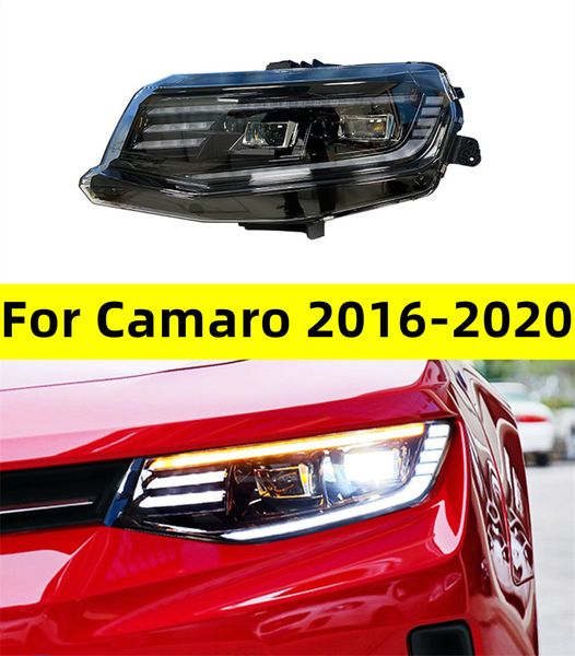 Farol de LED para Camaro 20 16-20 20 LED DRL LED Flreer Signal Signal Light Front Daytime Lights