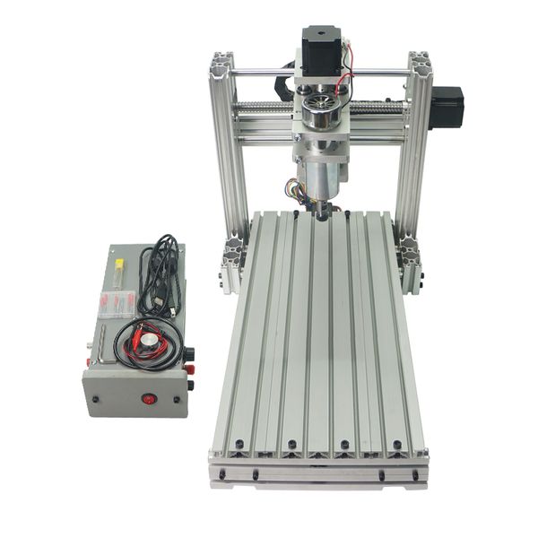 Máquina de gravação DIY CNC 4020 METAL CNC Router Máquina de perfuração de gravura 3AXIS 4AXIS 5AXIS PCB Milling Wood Drilling Kit