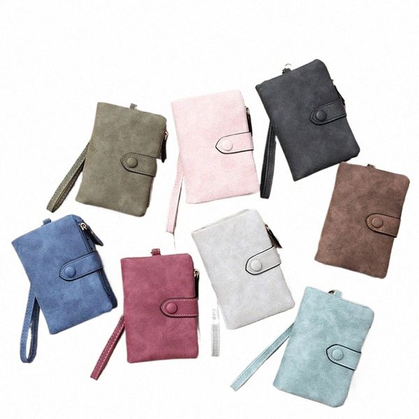 Donne Wallets Moneta Ten Fold Taster Tank Card Mey Bags PU Leather Mini Cute Borse per Ladies Clutch Phe Borse Z5xy#