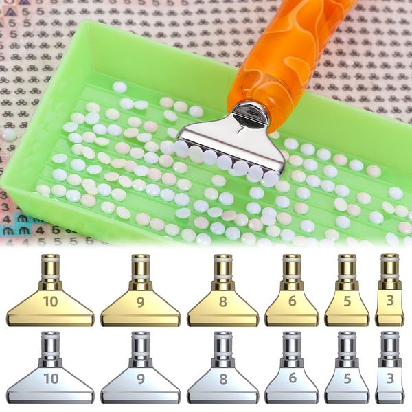 1SET 5D Resin Diamond Painting Penna Eco-Friendly Letre Teste Penni per trapano in resina Penne Acquista