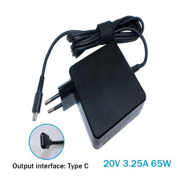 Adapter -Laptop -Ladegerät USB Typ C Adapter 45W 20V 3.25A für Asus Lenovo Dell HP USBC Laptop ADP45EW A EU -Stecker