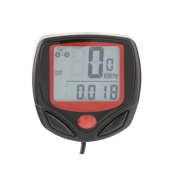 Fahrrad -Fahrrad -Tachometer -Fahrrad Computer mit LCD -Digitalanzeige wasserdichtes Fahrradmesser Radsportzubehör