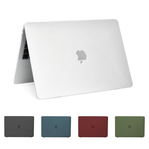 Caso Case di laptop Foggy per MacBook Air 13 A2337 A1466 per Mac M1 Chip Pro 13.3 A2338 per MacBook Pro 14 16 Copertina di protezione opaca