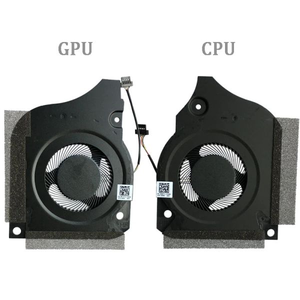 Pads Novo ventilador original da CPU GPU para Dell Inspiron G7 7590 G5 5590 P82F 5V 12V