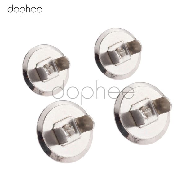 Dophee 10pcs 16/18mm silbry magnetische Schnappschüsse Schnallen Schnalle Verschleiß für Lady Bags Handtasche Geldbörse Brieftaschen Sammelalbumhandwerk