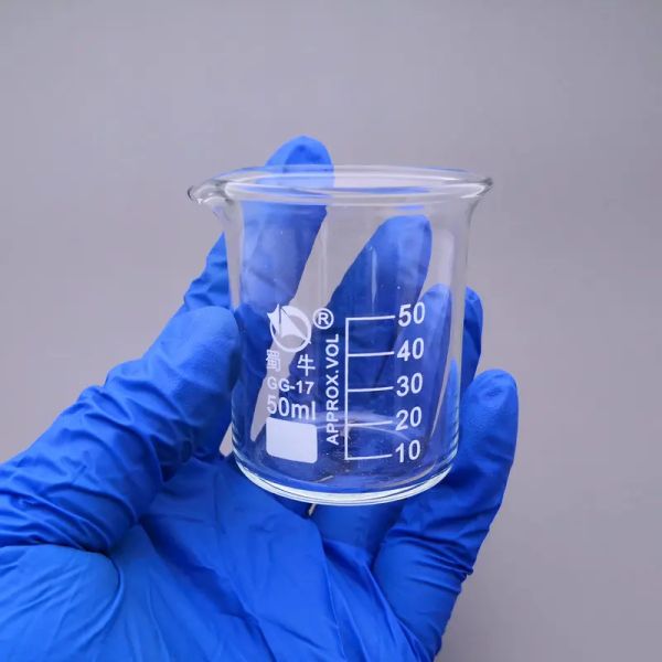 1 pari da 5 ml a 200 ml Lab Borosilicato in vetro Borosi di vetro Resistenza Resistenza Misurazione Attrezzatura da laboratorio di laboratorio