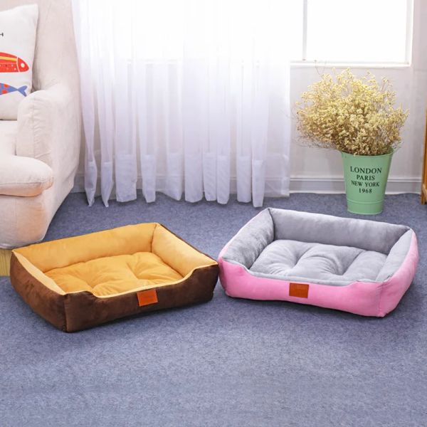 68x55cm Casa de cachorro quente Cato macio Four Seasons Nest Pet Cestas de cama grandes canil à prova d'água para cachorro gato Drop Shipping