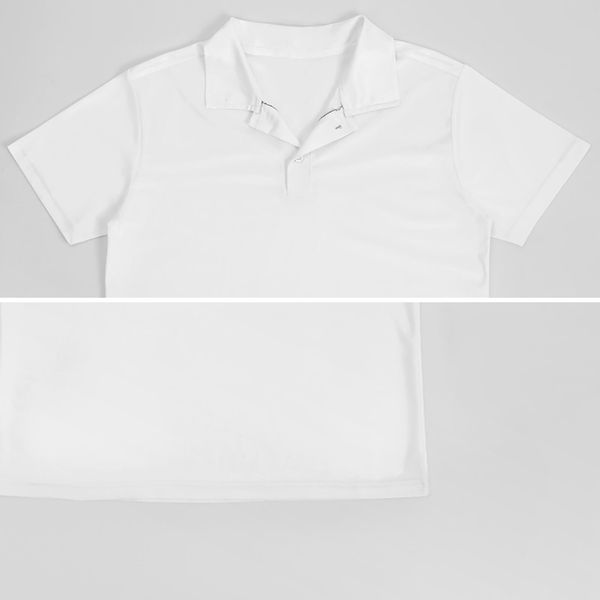 Leuchtend rotes und schwarzes Ombre Polo-Hemd Männer minimalistische Gradientin Casual Shirt Date Stylish Turndown Collar T-Shirts Übergroß