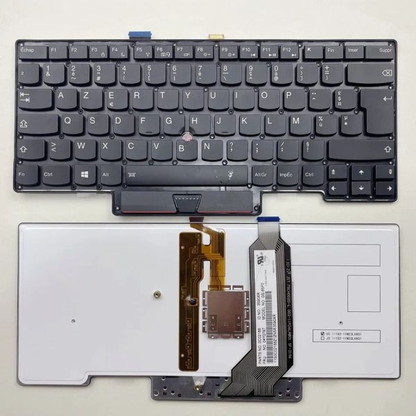 Tastiere tastiera laptop retroillumina francese per Thinkpad Lenovo X1 Carbon 1 ° Gen Fru 04Y0797 NO 0C02188 FR Azerty Layout
