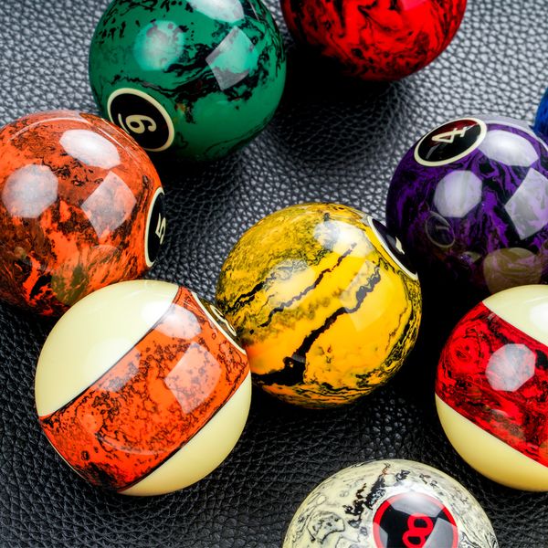 AXD16PCS шарики установлены 57,2 мм Тайваньские шарики шарики мраморные рисунки бассейн шарики гладкие уникальные бильярдные аксессуары для шариков как подарок
