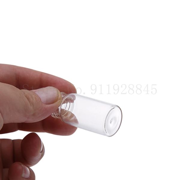 Flione di reagente di laboratorio da 3 ml a 60 ml di vela trasparente flaccida di reagente di laboratorio di piccole fiale di medicina trasparente per esperimento chimico