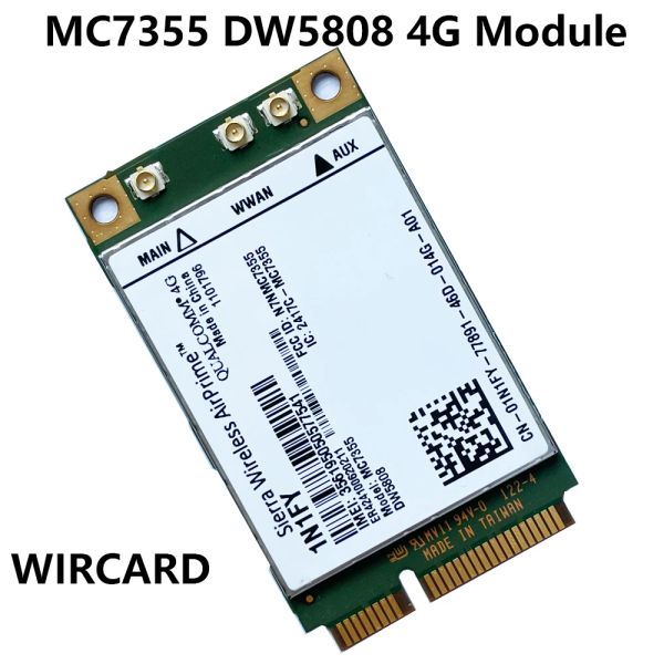 Modems New MC7355 PCIE LTE/HSPA + GPS 100MBPS -Karte 1N1FY DW5808 4G -Modul für Dell -Laptop 1900/2100/850/70