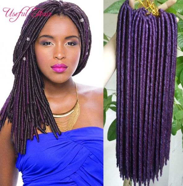 Faux Locs Crochet Braids Hair 1418 -inch Синтетические волосы для волос