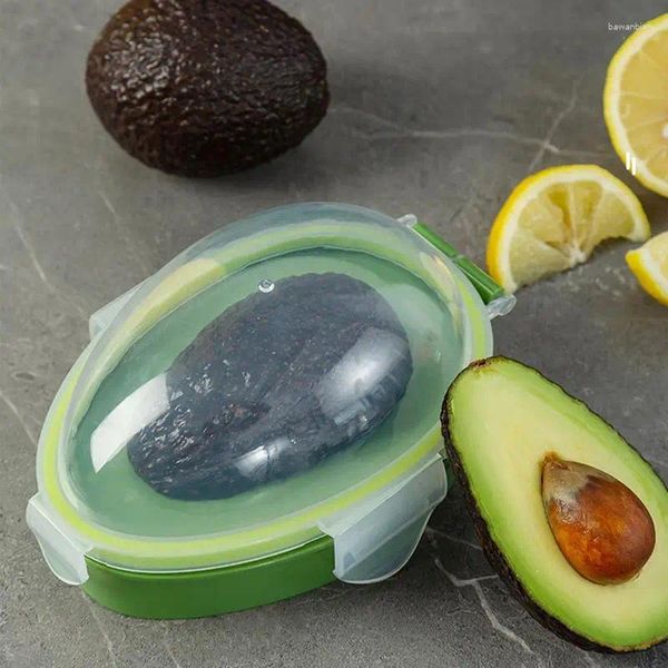 Bottiglie di stoccaggio cucina scatola alimentazione alimentare avocado con un contenitore di verdure per verdure riutilizzabili contenitori di frutta riutilizzabili sicuri