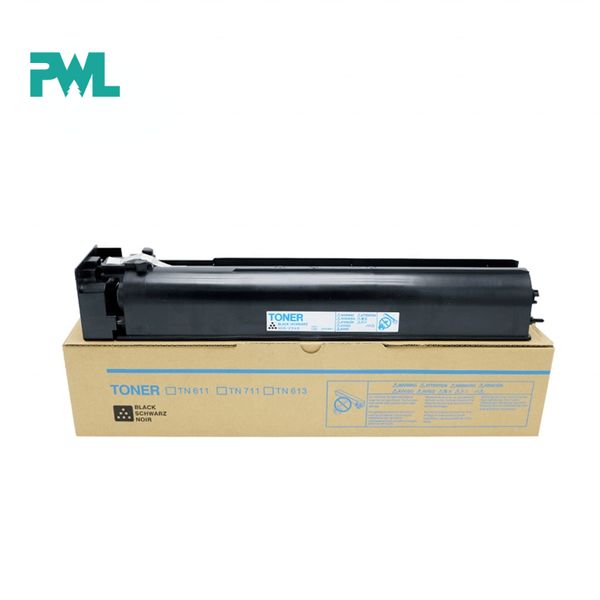 1PC TN712 712 Cartucho de toner preto compatível com copiadora para Konica Minolta Bizhub 654 654E 754 754E Supplies de impressora