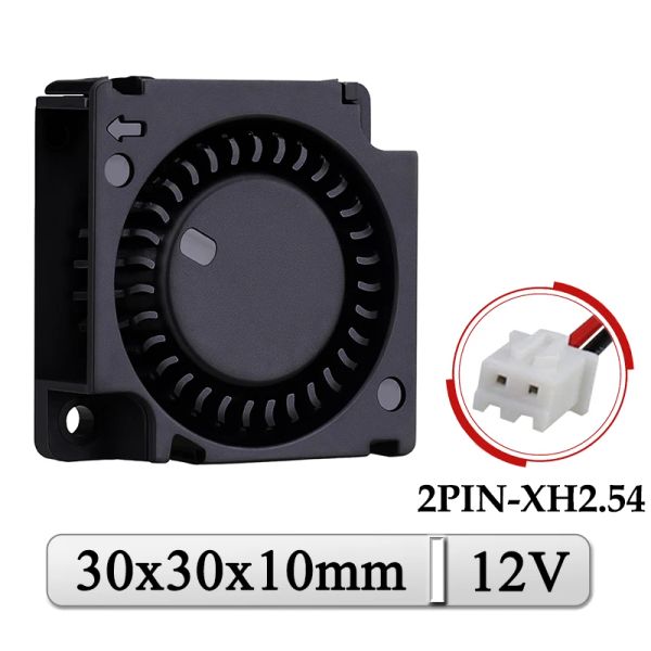 Soğutma 2 PCS GDSTIME 12V FAN 30MM 30X30X10MM 3010 Mini DC Radyal Soğutucu 3cm 30mx10mm Dizüstü Bilgisayar Mikro Turbo Uçucu Radyatör Soğutma Fanı