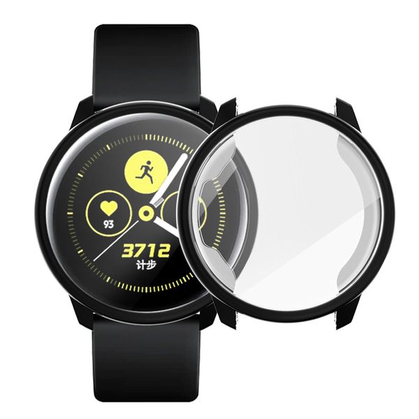 Case de protetor de tela para Samsung Galaxy Watch ativo 1 Ultra Slim Soft TPU Watch Capa para sm-r500 protetora para pára-choque